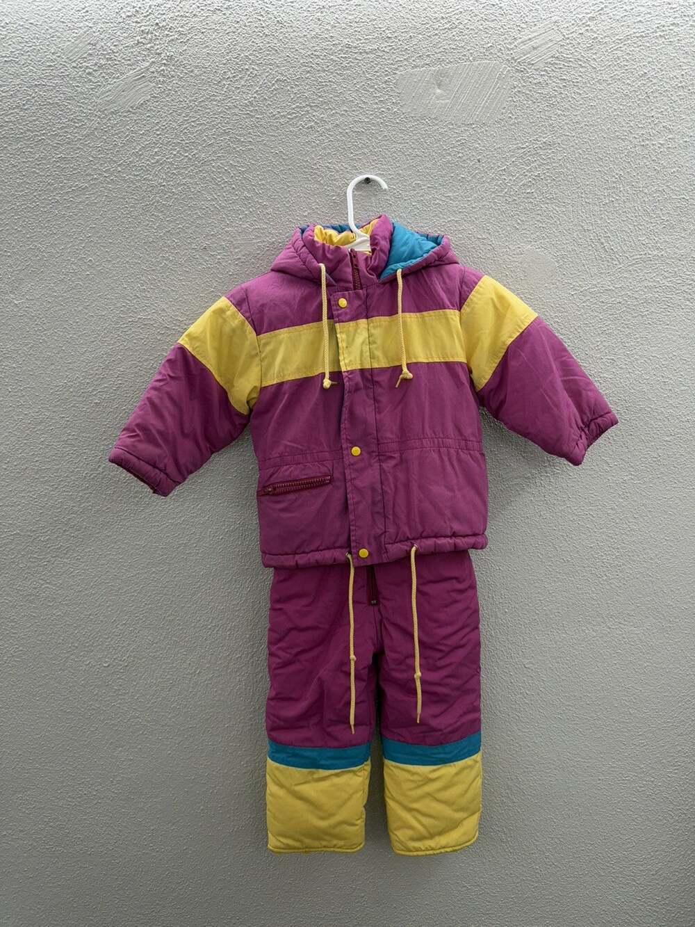 Ski Slope Childrens Snow Pants and Jacket Size 3T Pink Two Piece Winter
